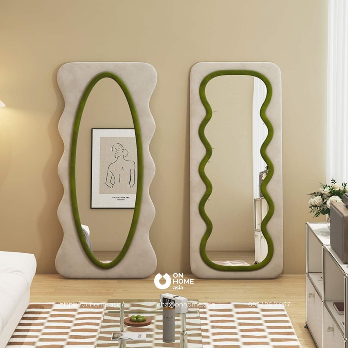 Gương soi toàn thân thiết kế siêu trendy