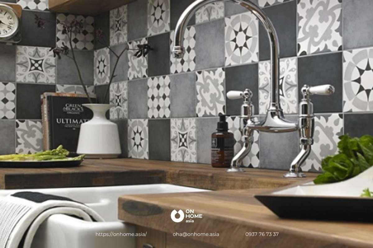 Đơn giản nhưng mang lại hiệu quả từ gạch bông