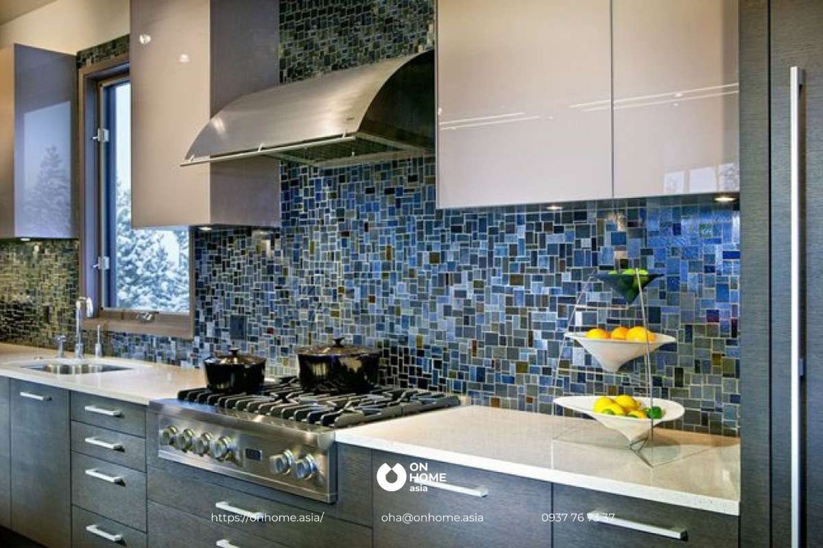 Gạch Mosaic tạo không gian độc lạ