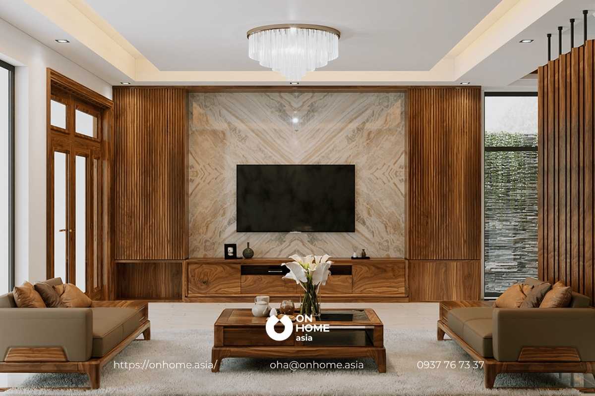 Bộ bàn ghế Sofa gỗ Óc Chó cao cấp