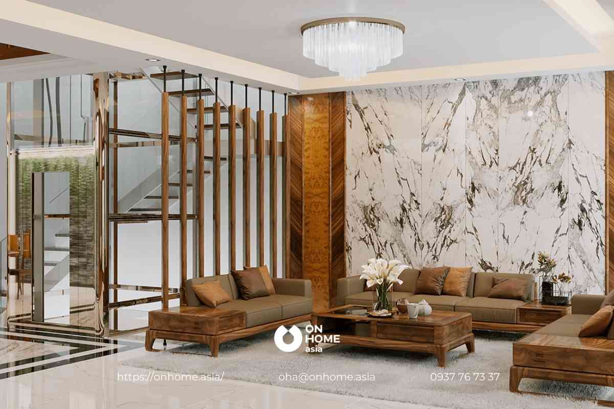 Không gian phòng khách sang trọng đẹp mắt