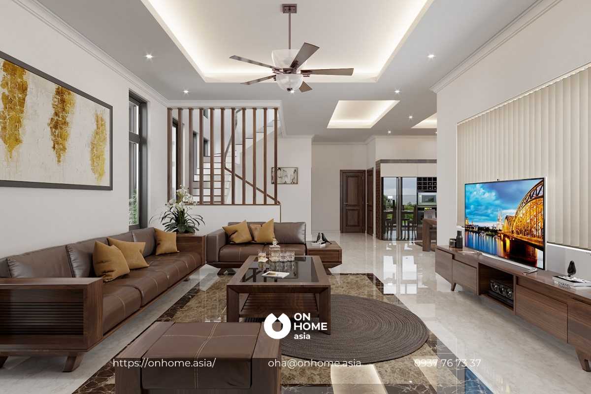 Thiết kế phòng khách nhà ống đẹp