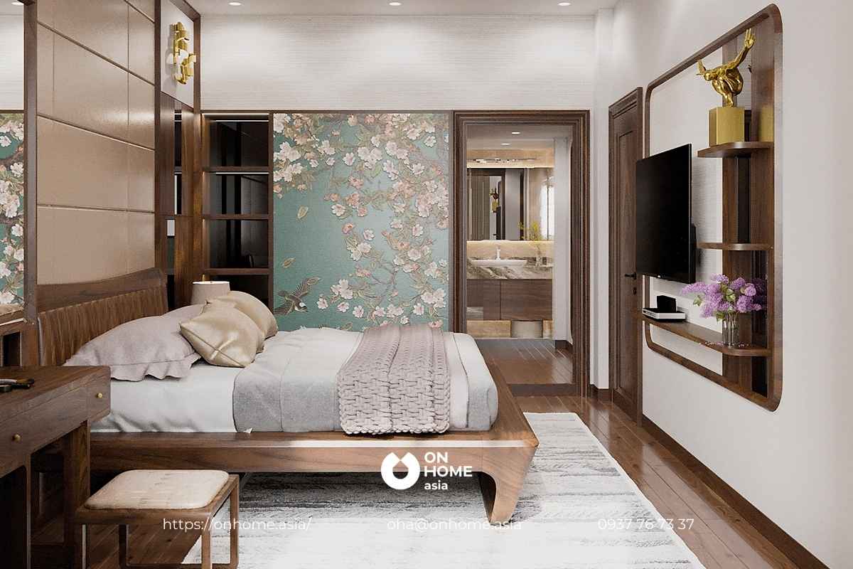 Tủ quần áo gỗ Óc Chó âm tường