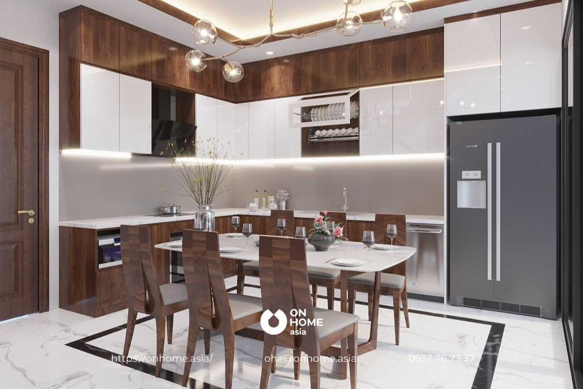 Màu gỗ Óc Chó toát lên sự thanh lịch&nbsp;