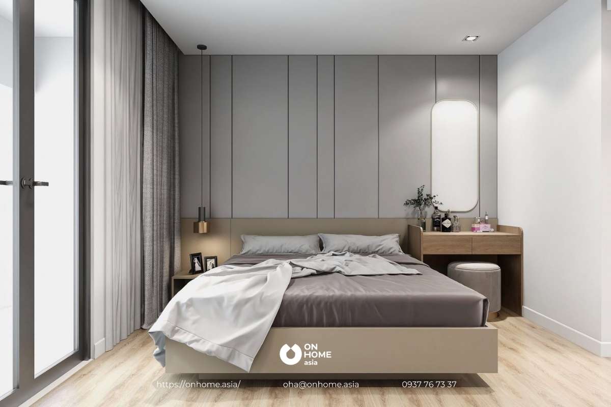 Giường ngủ gỗ công nghiệp