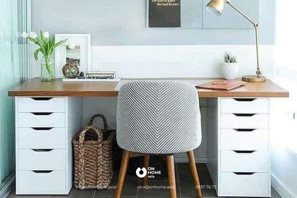 Bàn làm việc gỗ công nghiệp MDF