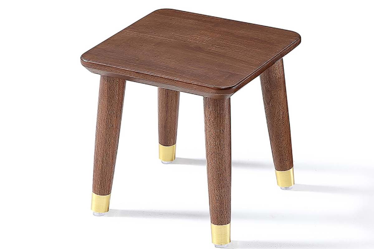 Ghế đôn gỗ vuông sang trọng