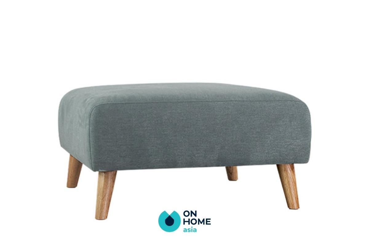 Ghế đôn gỗ vuông bọc nệm cao cấp