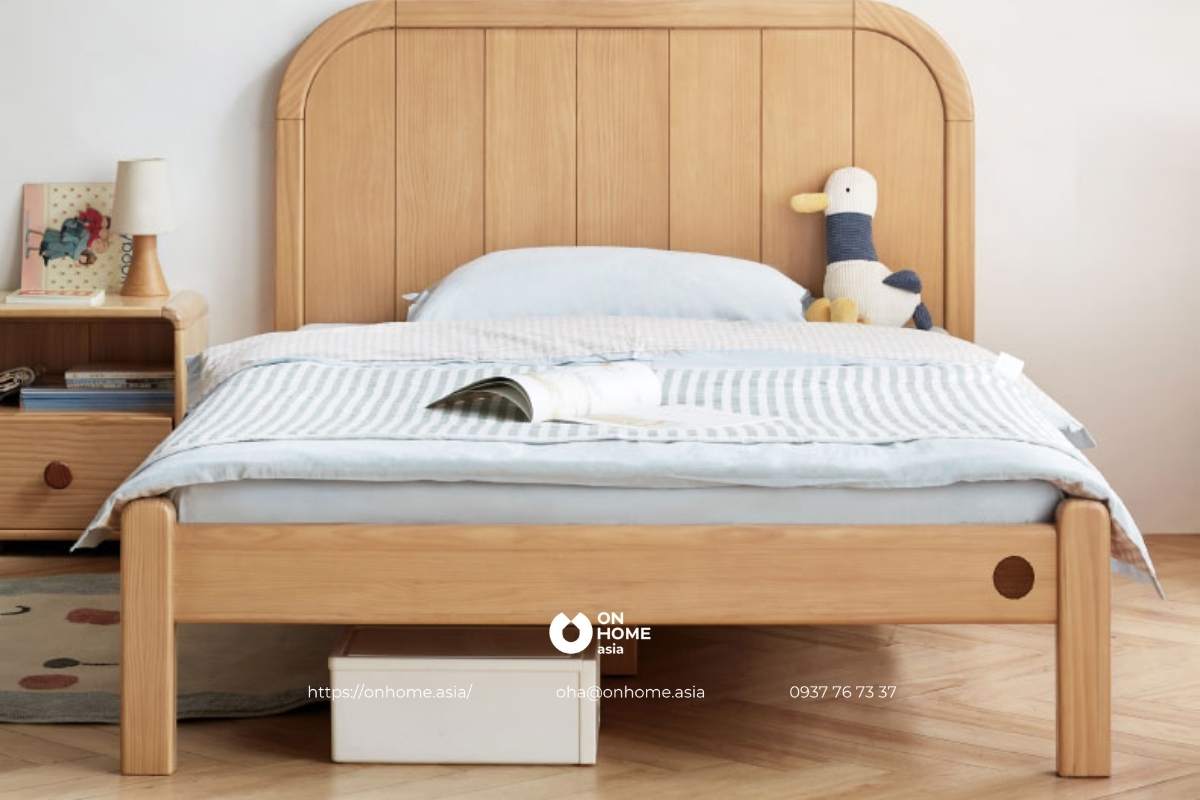 Giường gỗ cho bé trai 13 tuổi