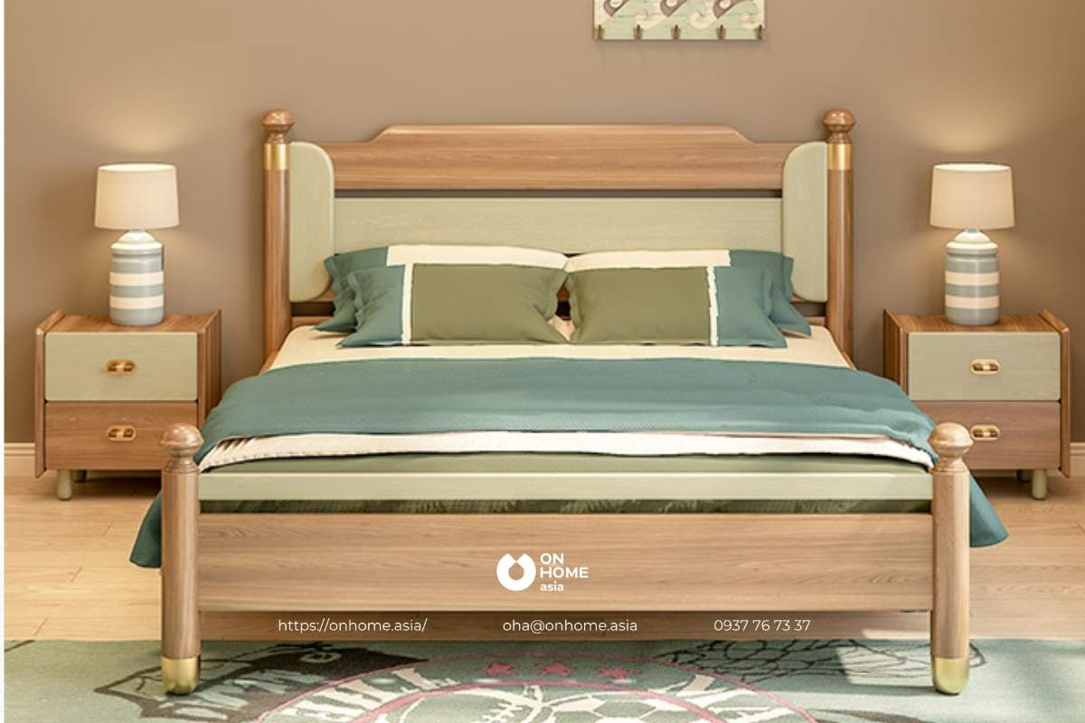 Giường gỗ cho bé trai 6 tuổi