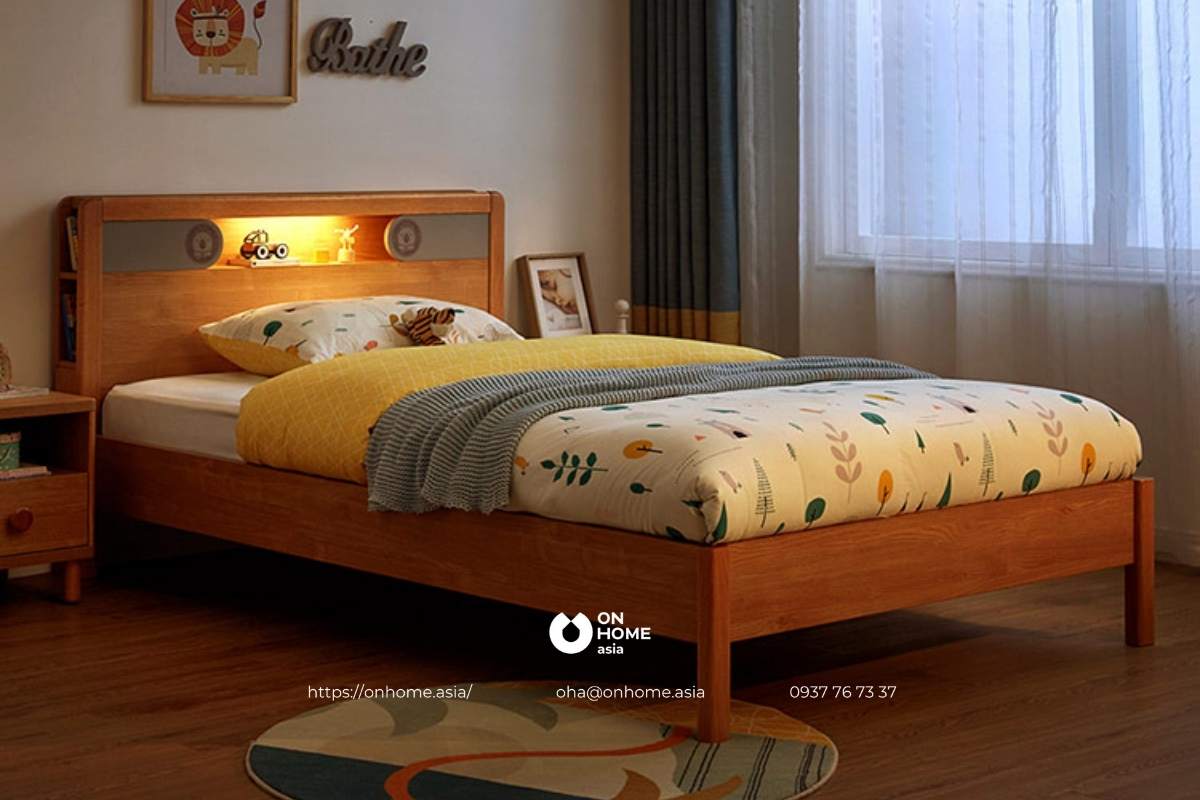 Giường ngủ gỗ đẹp cho bé trai