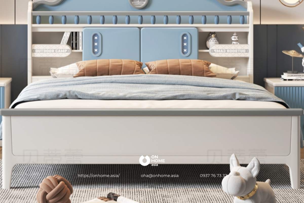 Giường ngủ cho bé trai 9 tuổi đẹp
