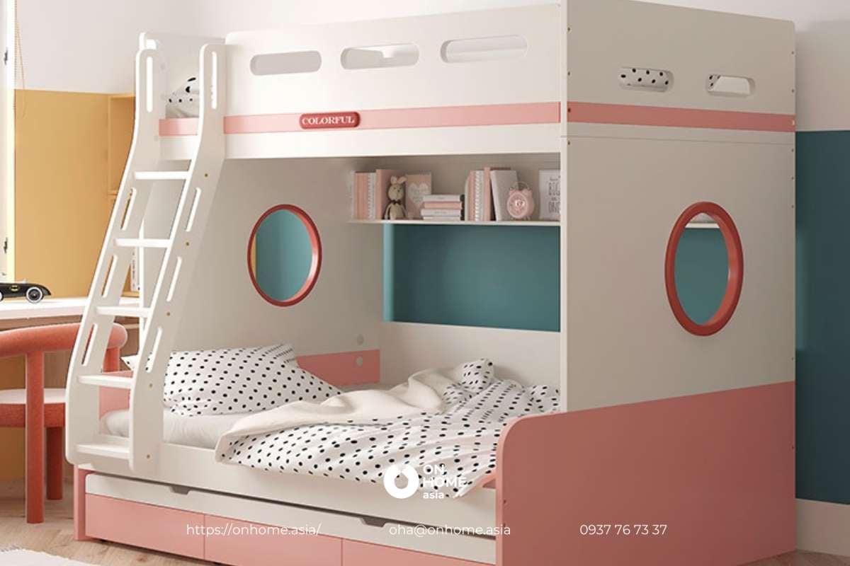 Giường ngủ 2 tầng cho bé