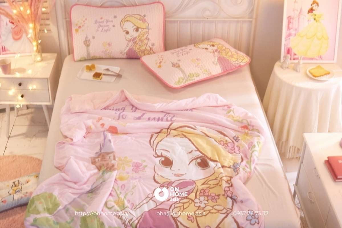 Giường ngủ công chúa cho bé gái