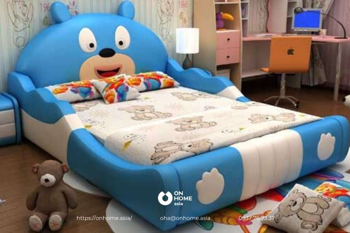 Giường ngủ hình con vật cho bé trai