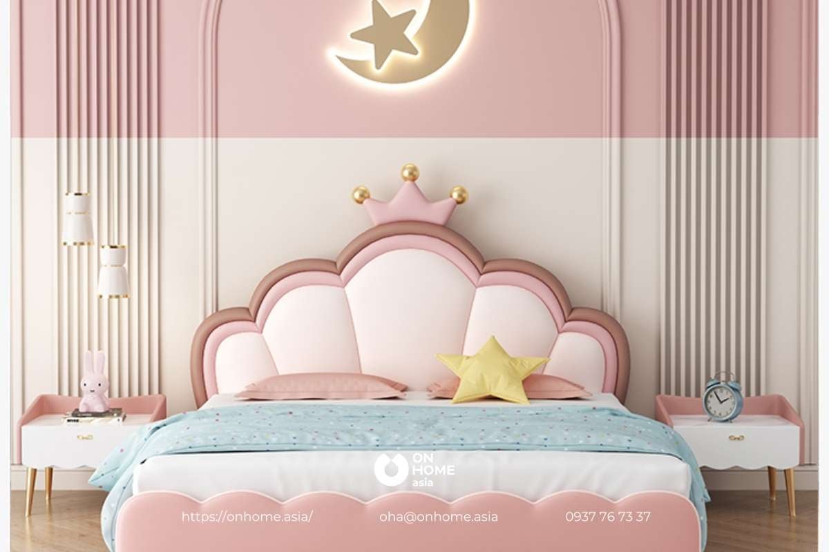 Giường ngủ công chúa cho bé gái
