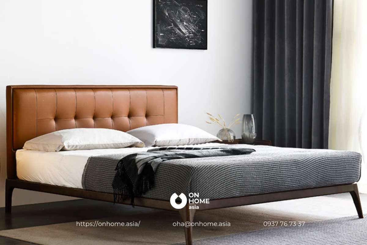 Giường ngủ bọc da cao cấp
