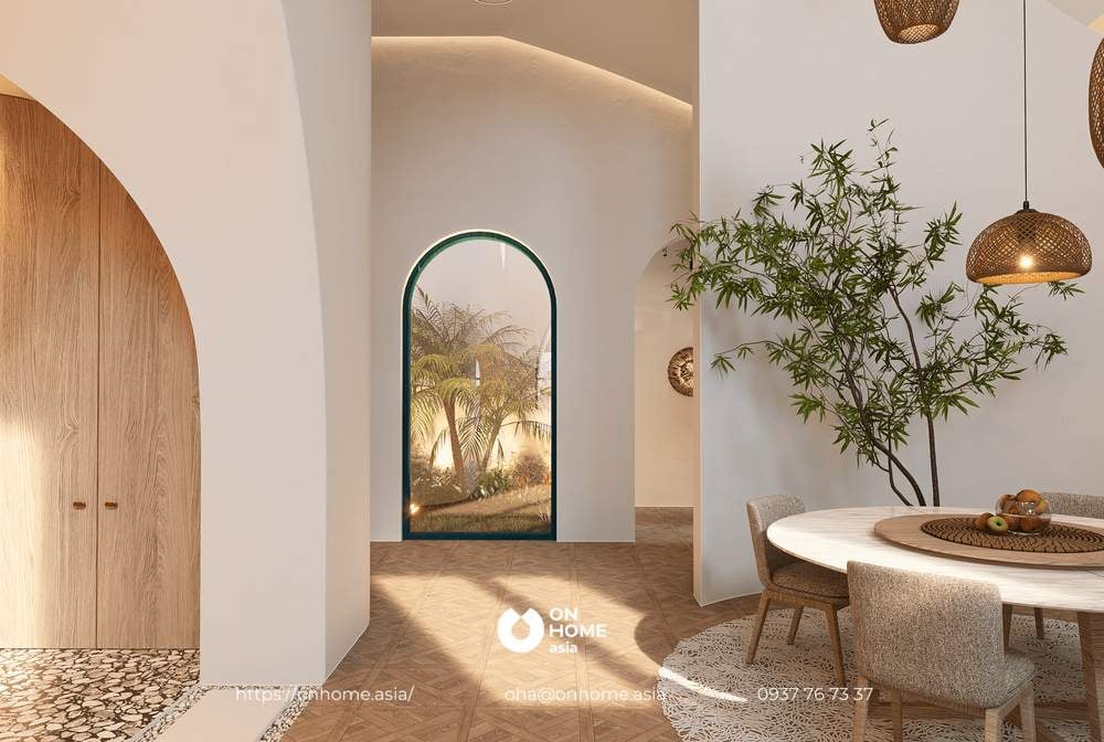 thiết kế nội thất biệt thự phong cách Địa Trung Hải