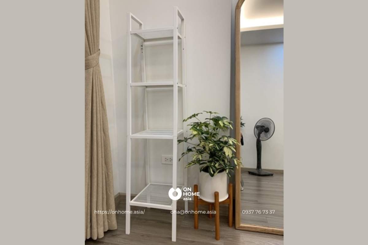 Kệ đa năng 4 tầng màu trắng đẹp