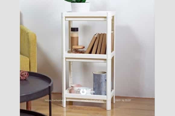 Kệ đa năng 3 tầng màu trắng tinh tế