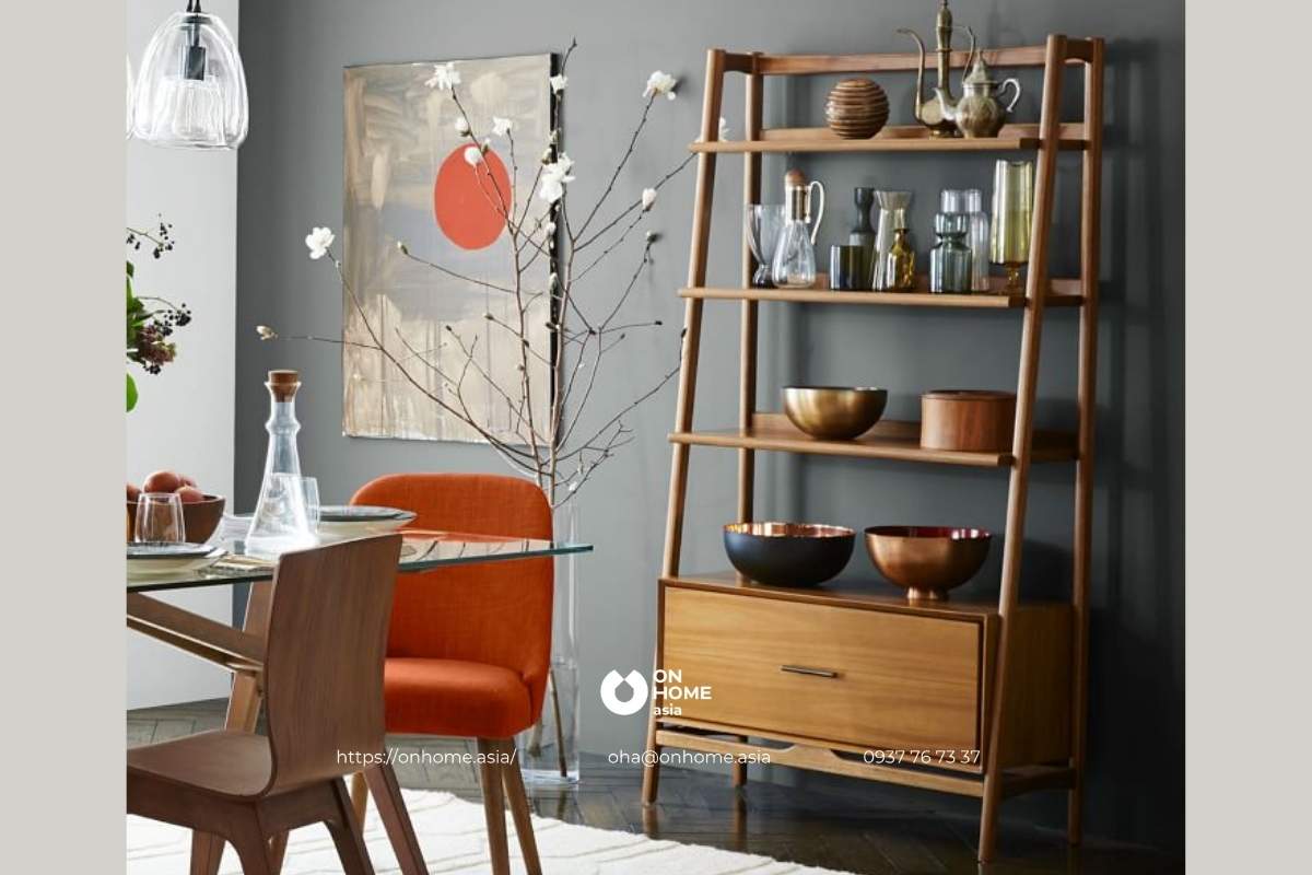 Kệ đa năng 4 tầng bằng gỗ đơn giản mà đẹp