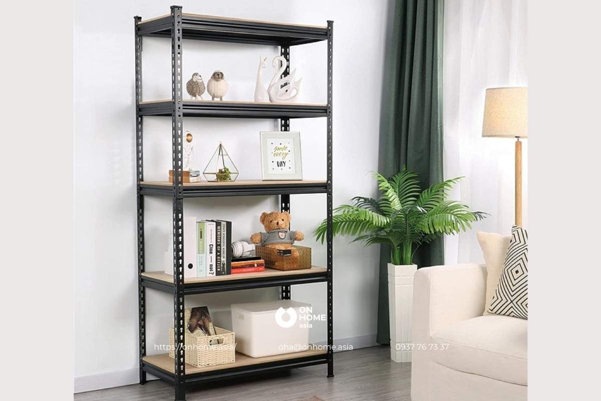 Kệ sắt 5 tầng cao cấp, hiện đại