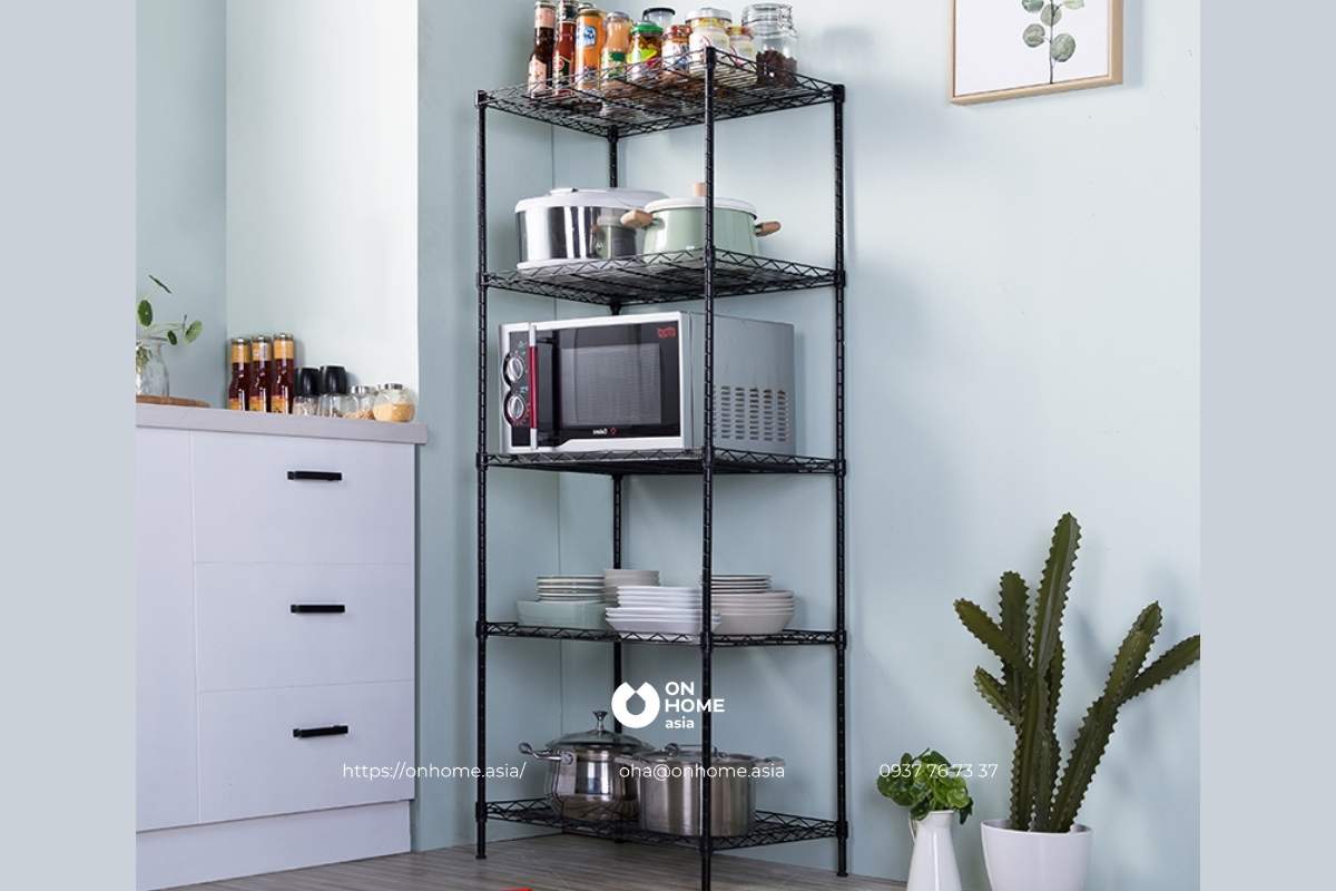 Kệ đa năng màu đen đẹp