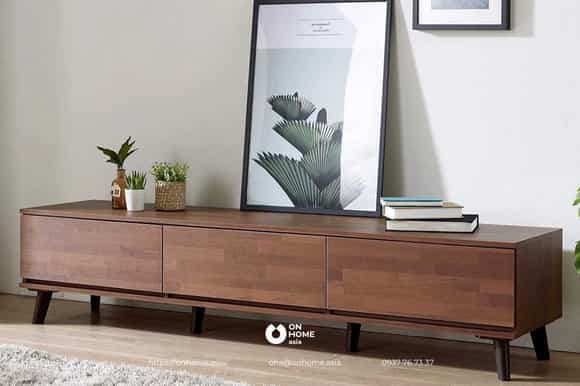 Kệ tivi bằng gỗ nhỏ gọn