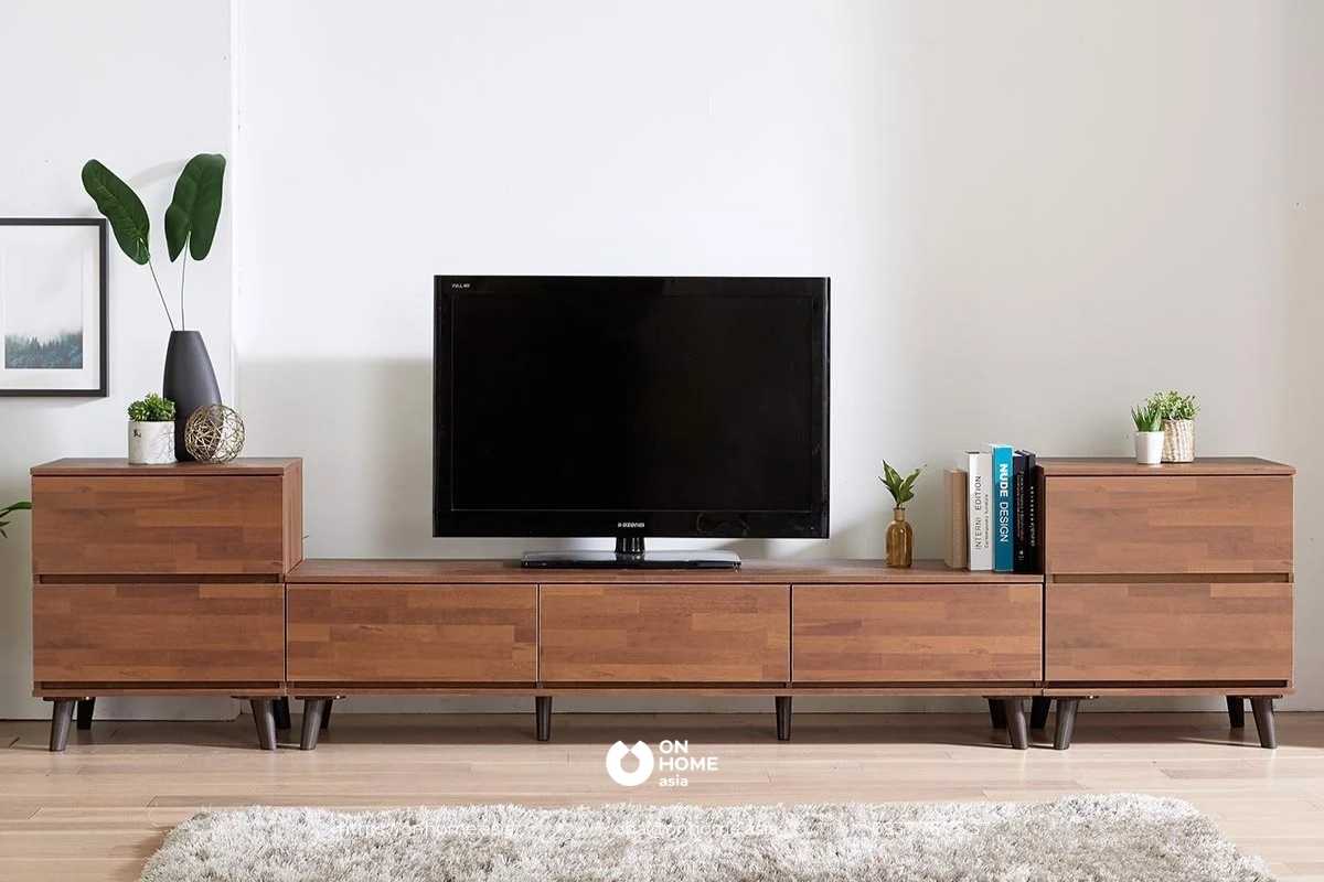 Kệ tivi gỗ tự nhiên đẹp