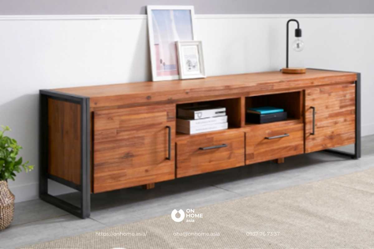 Tủ tivi gỗ phòng khách