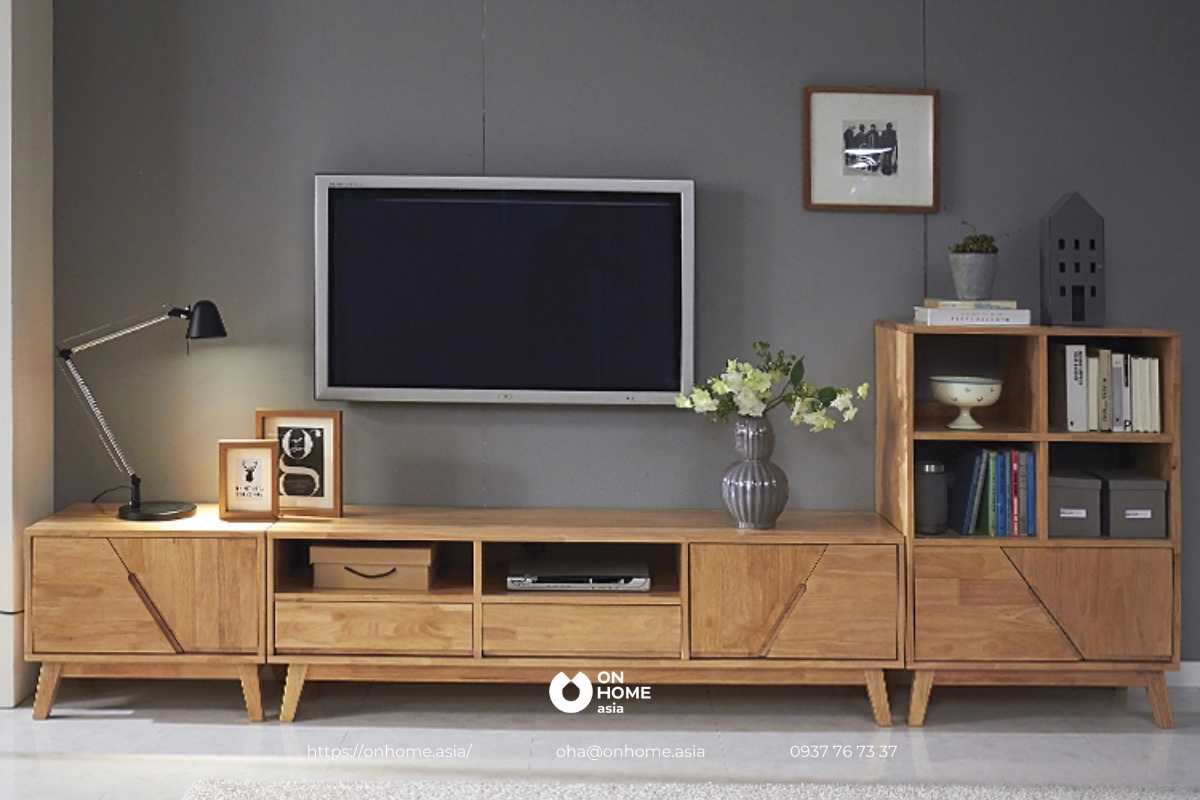 Tủ tivi gỗ tự nhiên