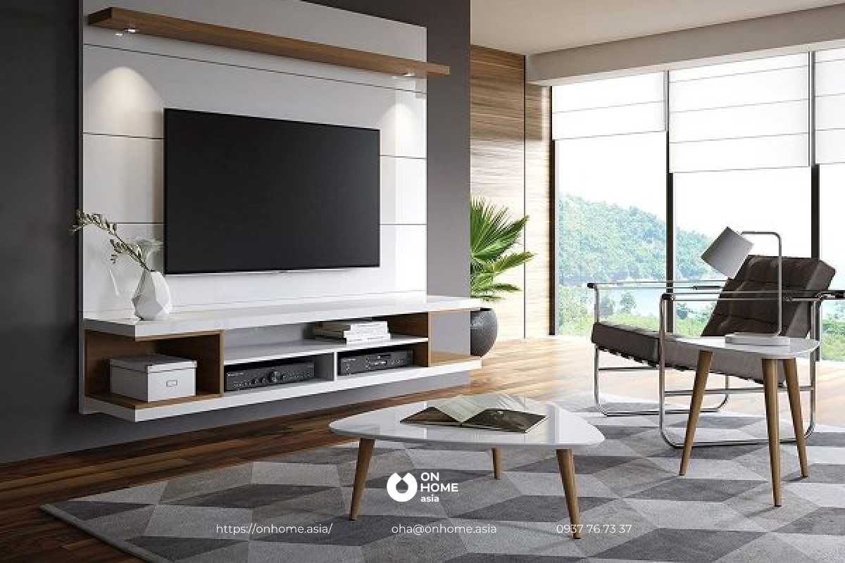 Tủ kệ tivi đa năng đơn giản mà đẹp
