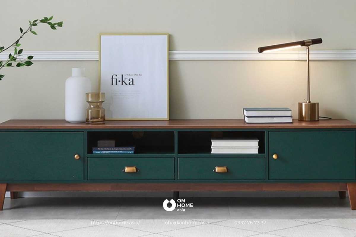 Kệ tivi kèm bàn làm việc