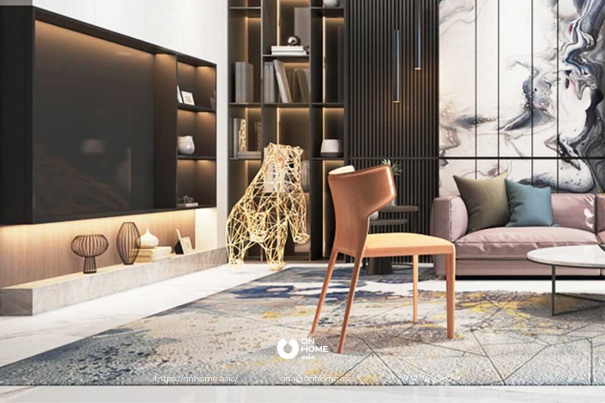 Kệ tivi kết hợp vách ngăn đẹp