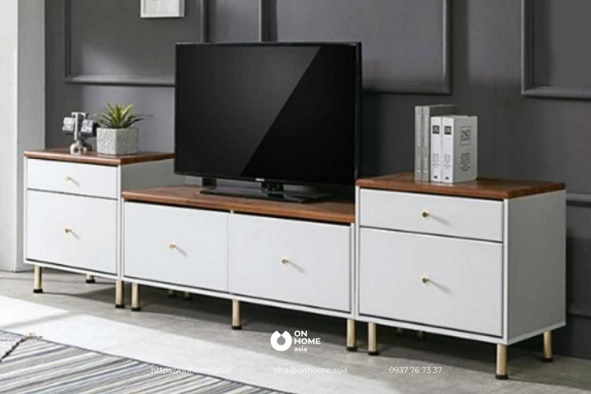 Tủ để tivi gỗ công nghiệp đẹp