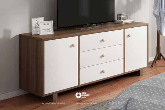 Tủ đựng tivi bằng gỗ công nghiệp