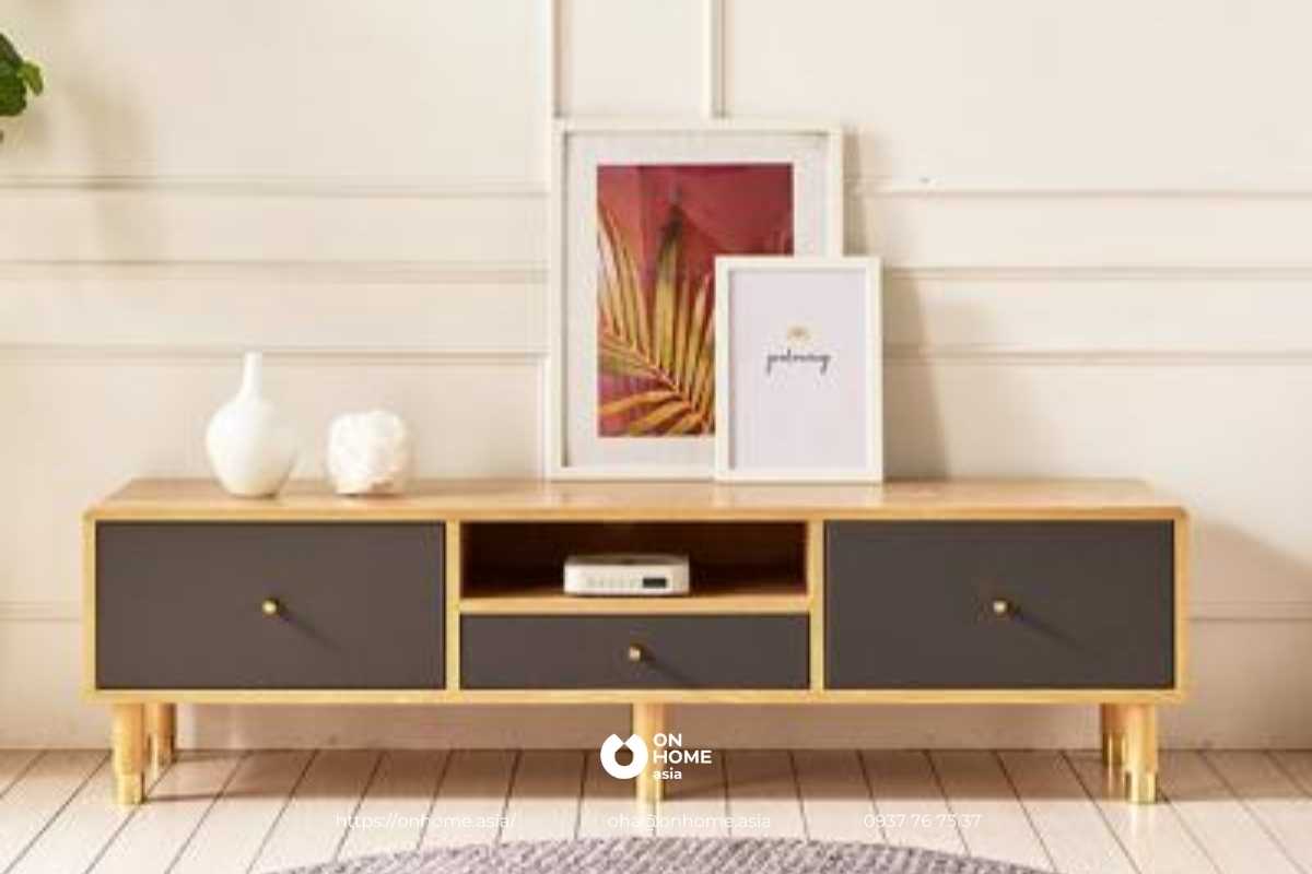 Kệ tivi phòng ngủ gỗ công nghiệp đẹp