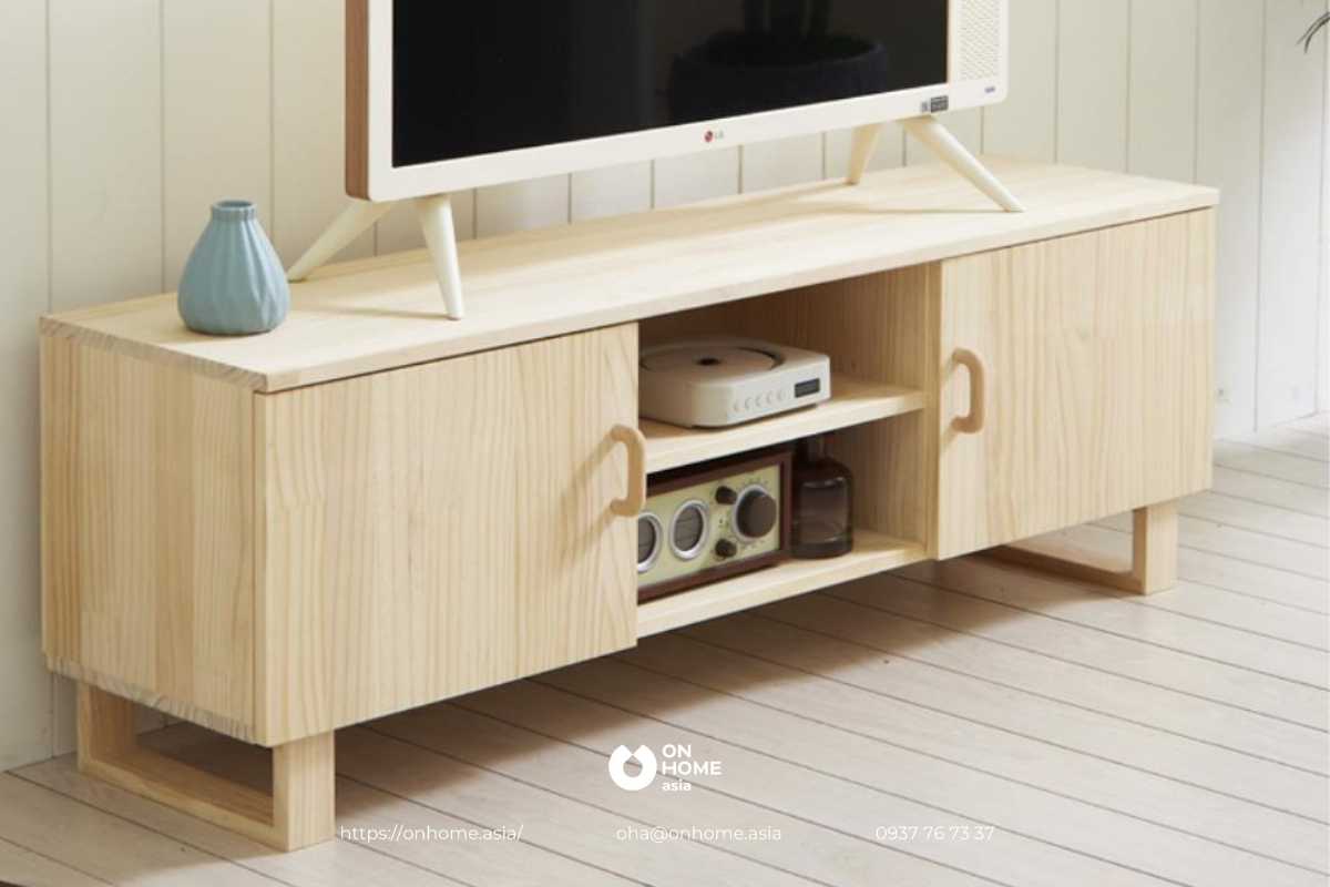 Tủ đựng tivi phong cách Bắc Âu