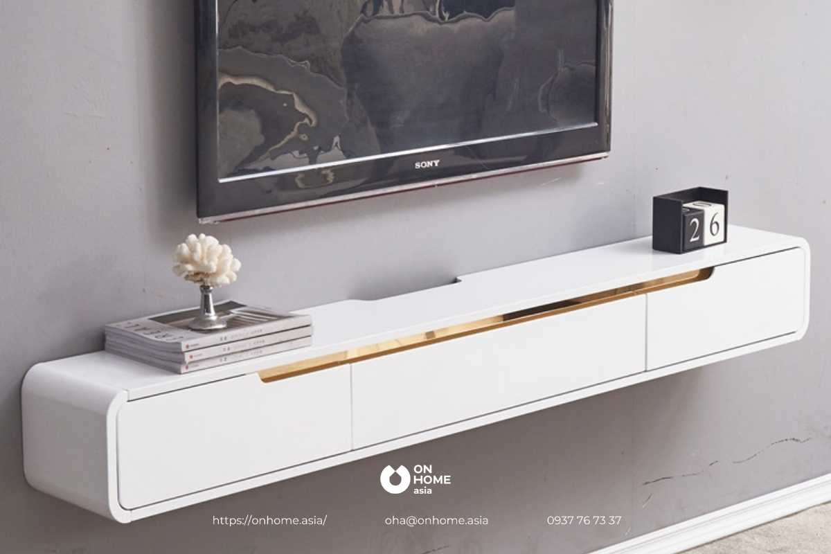 Kệ tivi treo tường nhựa sang trọng