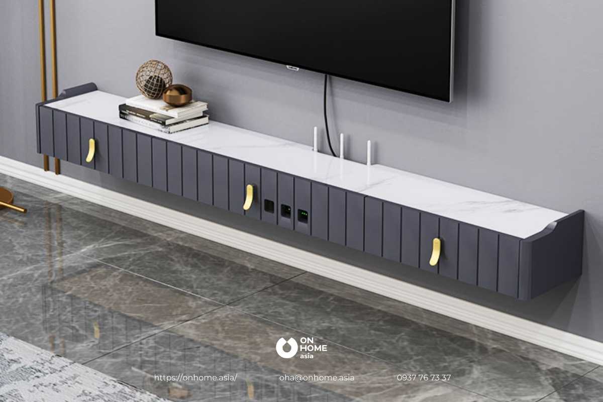 Kệ tivi treo tường sang trọng