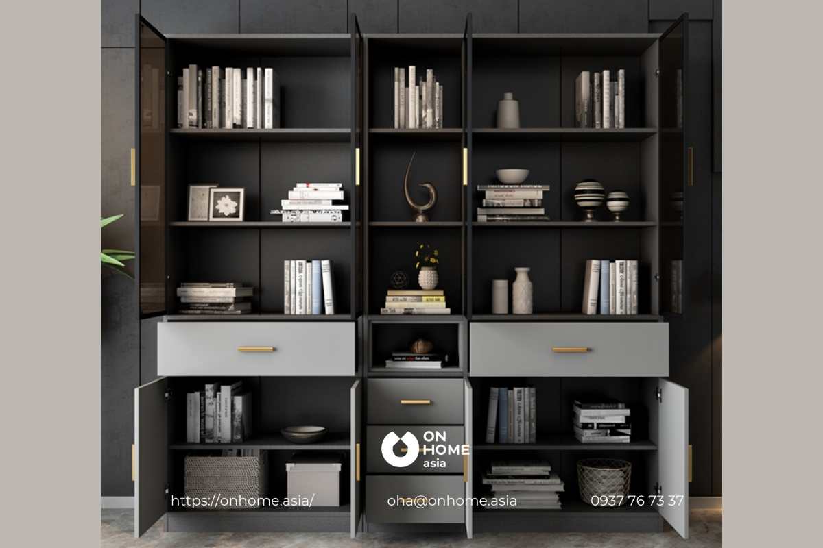 Tủ sách đứng cao cấp