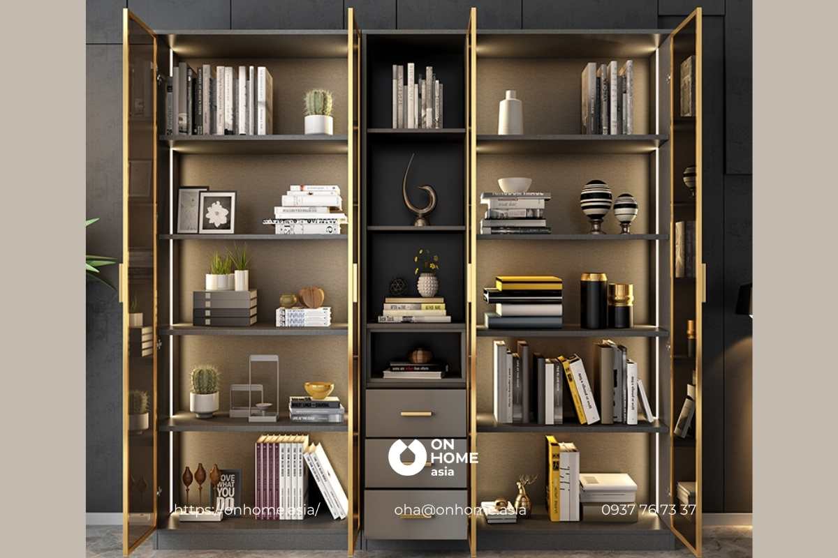 Kệ sách đơn giản mà đẹp