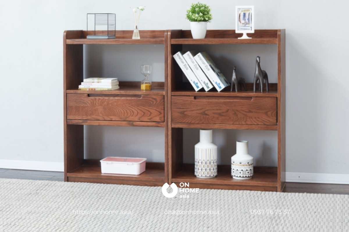 Kệ sách nhỏ 2 tầng