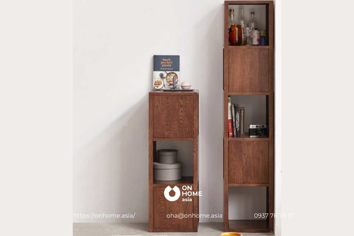 Kệ sách đứng nhỏ gọn