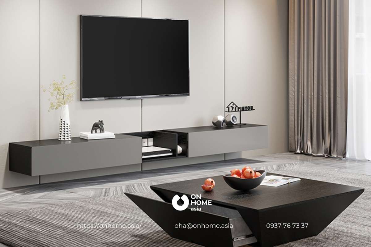 Kệ tivi treo tường gỗ công nghiệp MDF&nbsp;