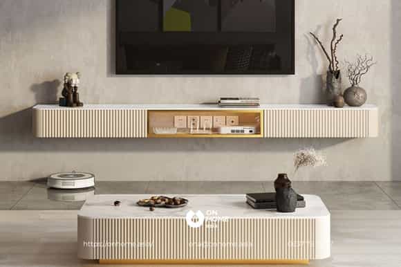 Kệ tivi treo tường hiện đại, sang trọng