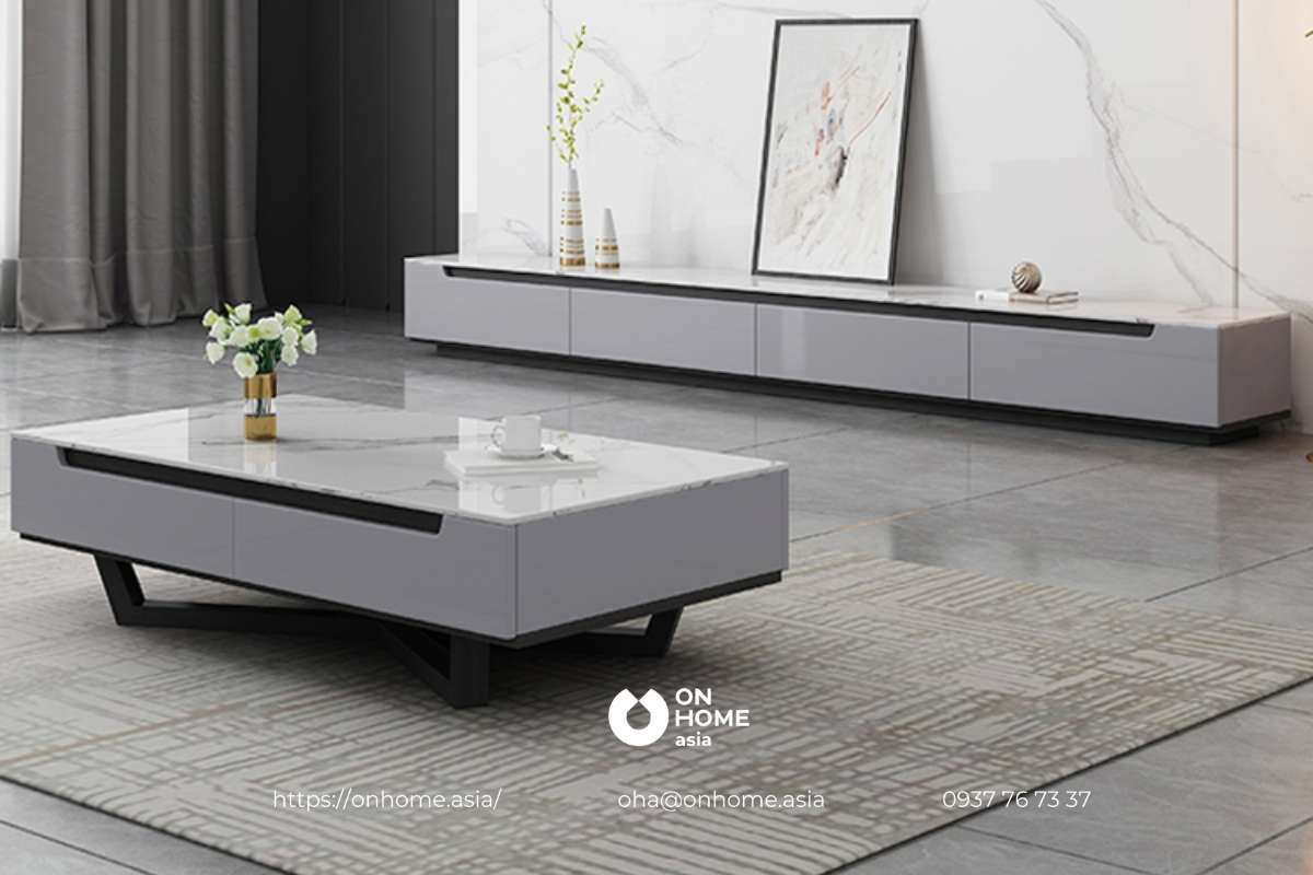 Kệ tivi bằng gỗ công nghiệp đơn giản