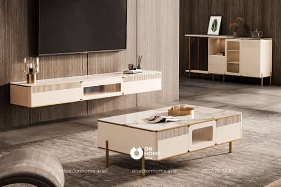  Kệ tivi treo tường đơn giản mà đẹp