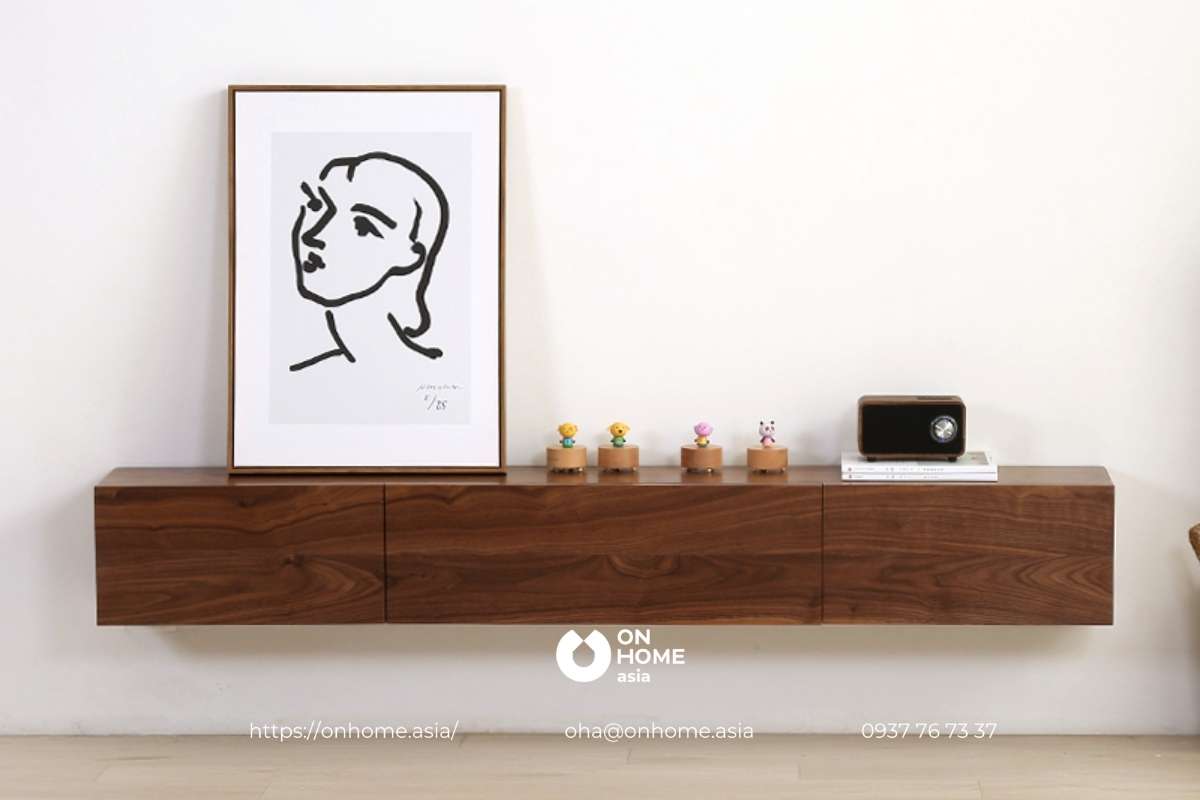 Kệ tivi gỗ tự nhiên