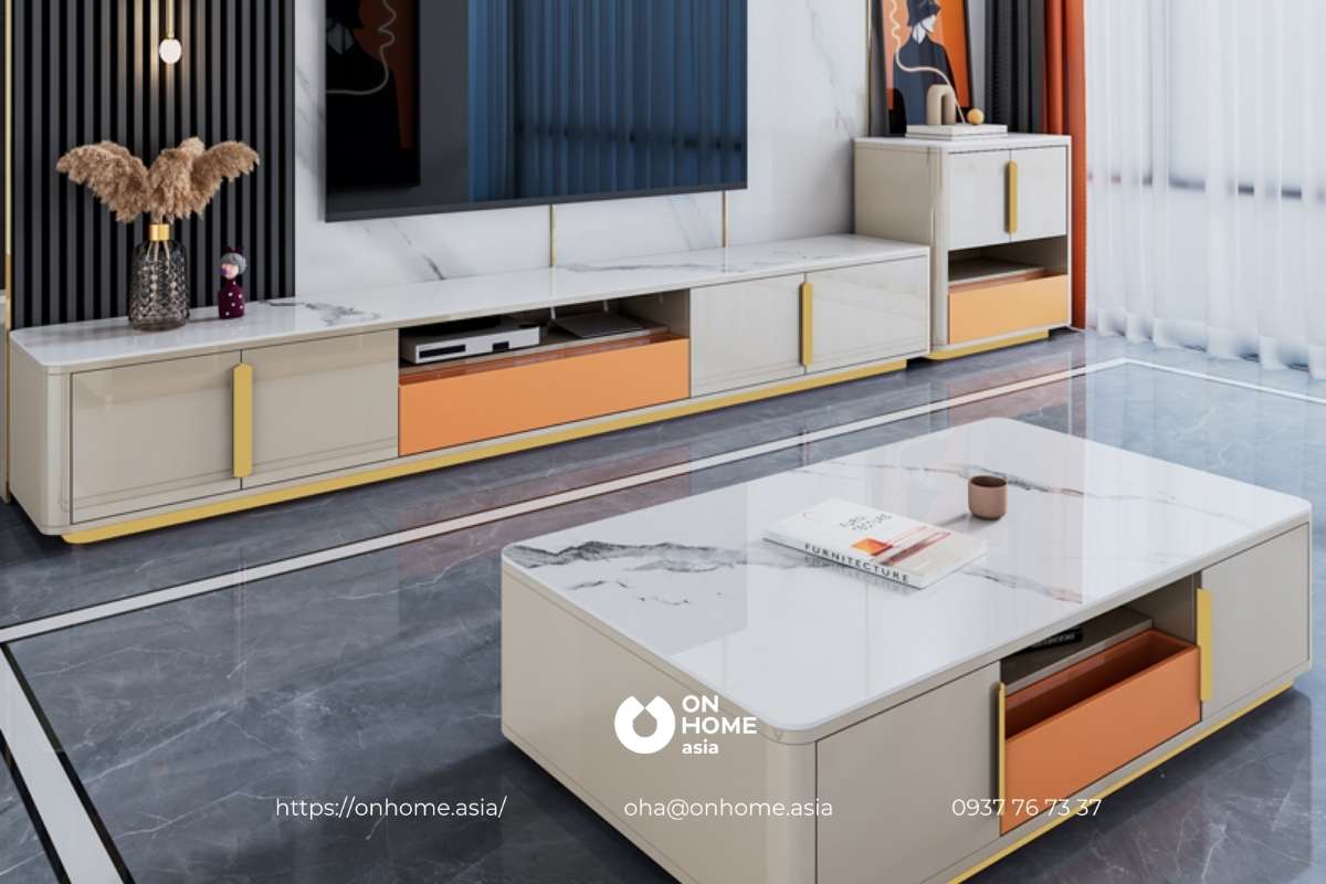 Kệ tủ tivi bằng gỗ công nghiệp cao cấp nhập khẩu